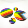 Rainbow flag badge - 25mm or 58mm