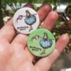 Gardening Queer 38mm badge