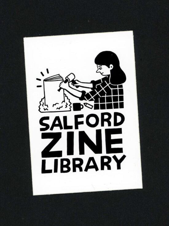 Salford Zine Library sticker