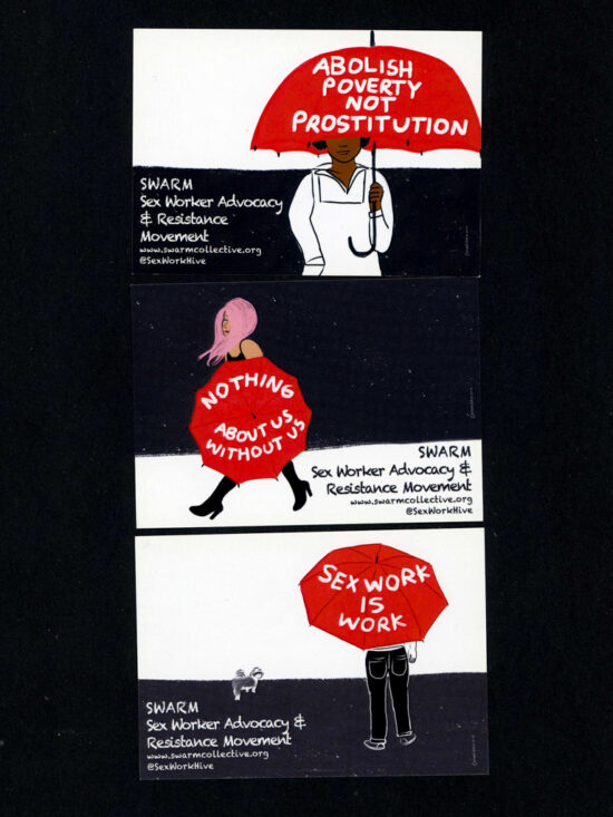 SWARM Stickers - Sex Worker Advocacy & Resistance Movement