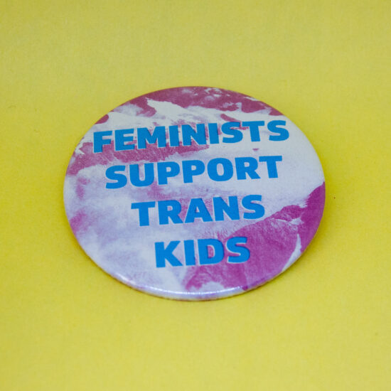 Feminists Support Trans Kids - badge