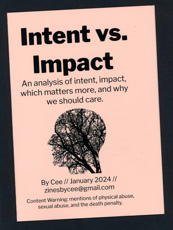 Intent vs. Impact