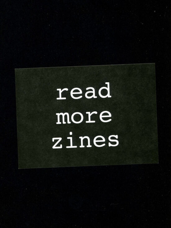 Read More Zines postcards
