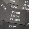 Read More Zines postcards