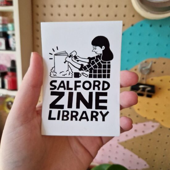 Salford Zine Library sticker