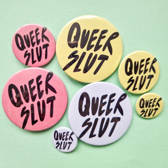Queer Slut badge