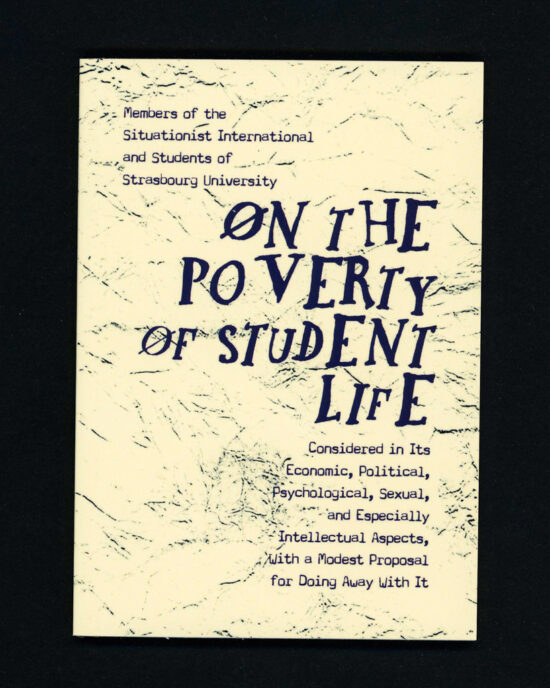 On the Poverty of Student Life
