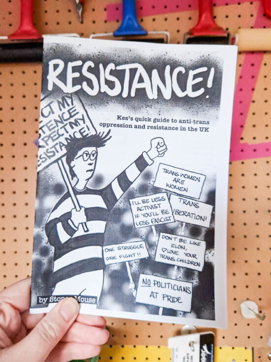 Resistance! Kes's quick guide to anti-trans oppression and resistance in the UK (sliding scale pricing)