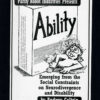 Ability: Emerging from the Social Constraints on Neurodivergence and Disability