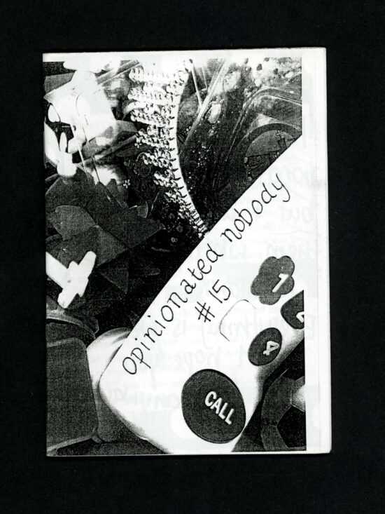 zine239 Opinionated Nobody - issue 15